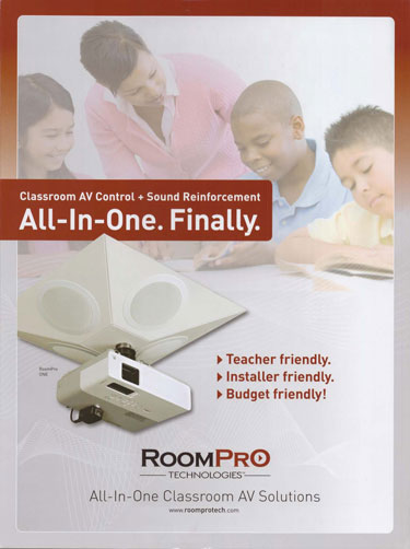RoomPro Technologies marketing brochure (1 of 4)